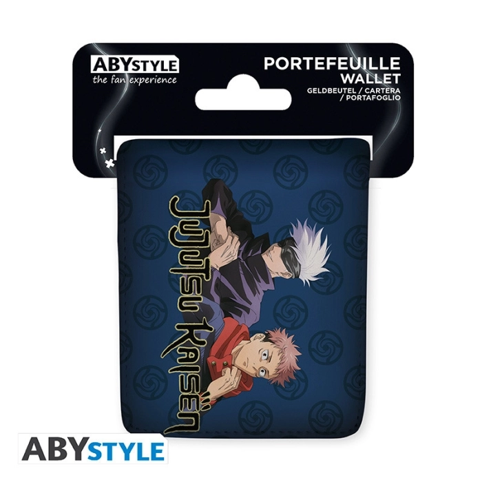 jujutsu kaisen - portafoglio pieghevole - itadori & gojo