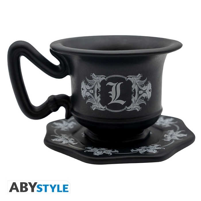 death note - tazza 3d 200ml con piattino