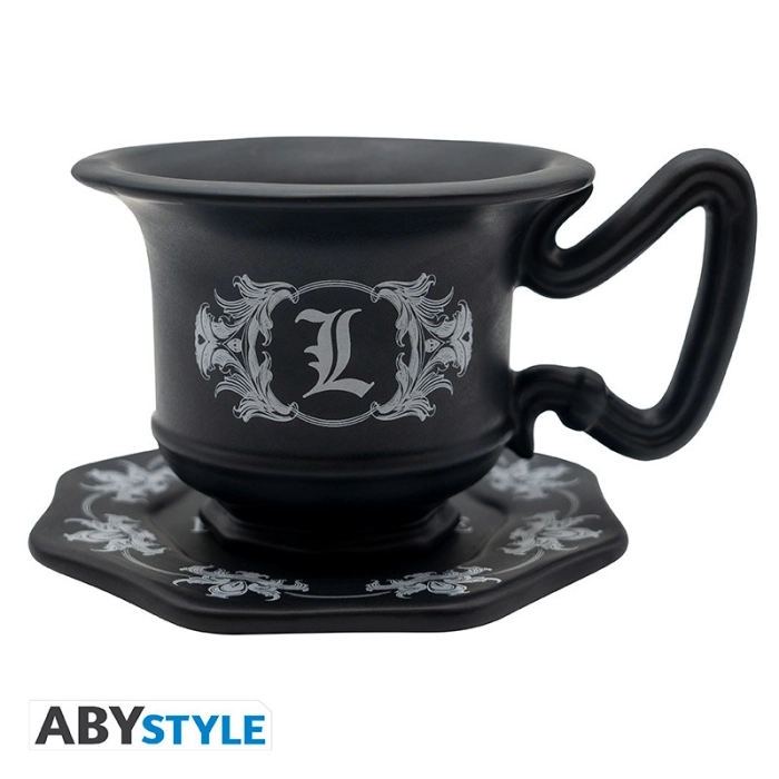 death note - tazza 3d 200ml con piattino