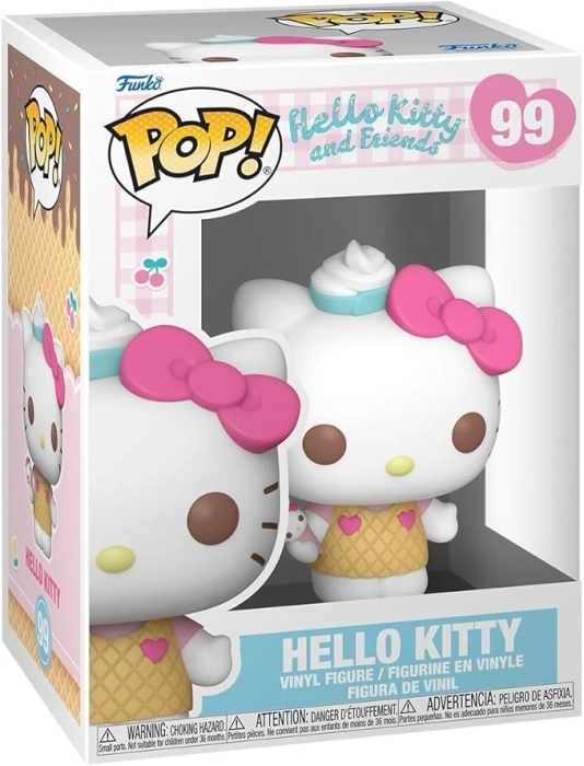 hello kitty and friends - hello kitty 9cm - funko pop! 99