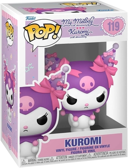 hello kitty and friends - kuromi anniversary 9cm - funko pop! 119