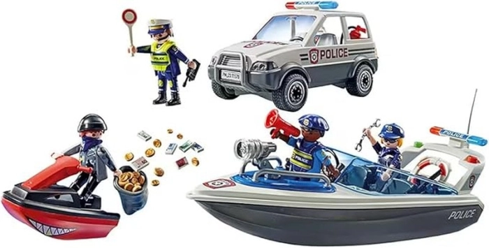 polizia in azione