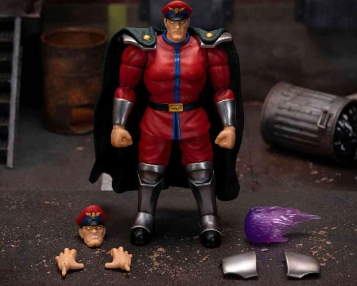 street fighter ii - m. bison - action figure 15cm