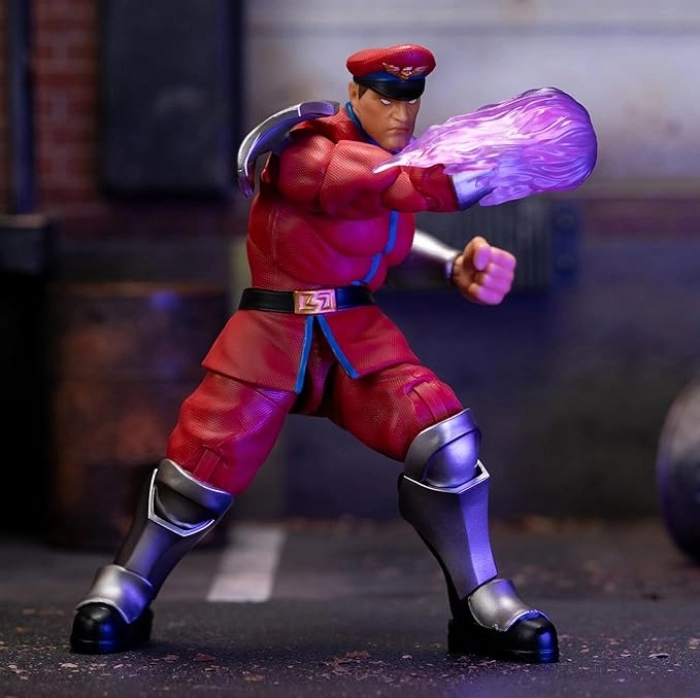 street fighter ii - m. bison - action figure 15cm