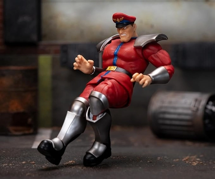 street fighter ii - m. bison - action figure 15cm