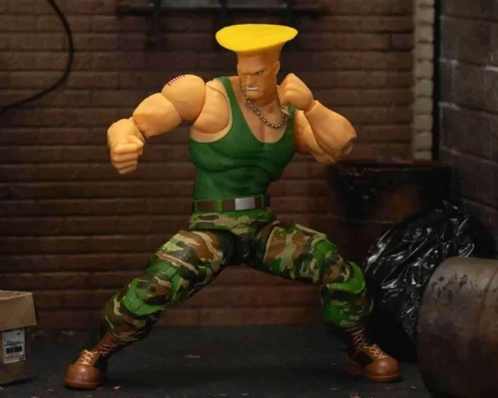 street fighter ii - guile - action figure 15cm