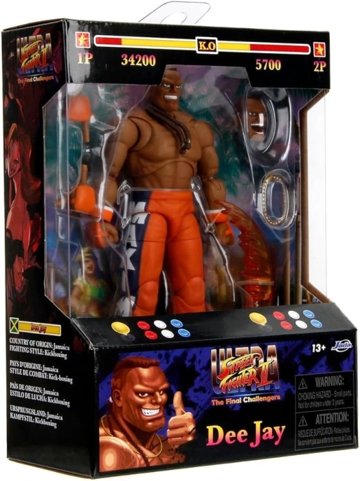 street fighter ii - dee jay - action figure 15cm