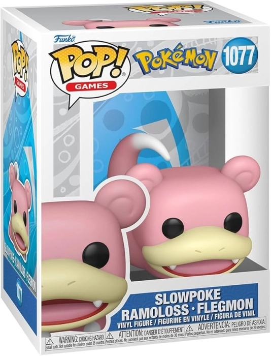pokemon - slowpoke 9cm - funko pop! 1077