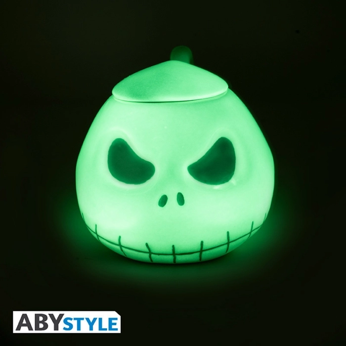 nightmare before christmas - tazza 350ml - jack glow in the dark