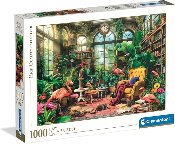 the greenhouse library - puzzle 1000 pezzi