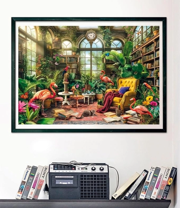 the greenhouse library - puzzle 1000 pezzi