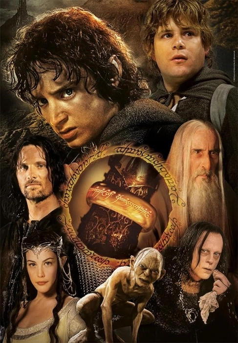 the lord of the rings - puzzle 1000 pezzi