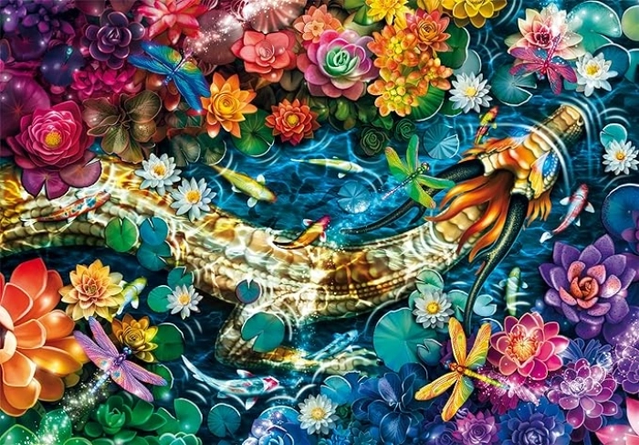 koi river - puzzle 1000 pezzi