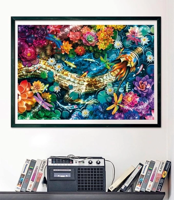 koi river - puzzle 1000 pezzi