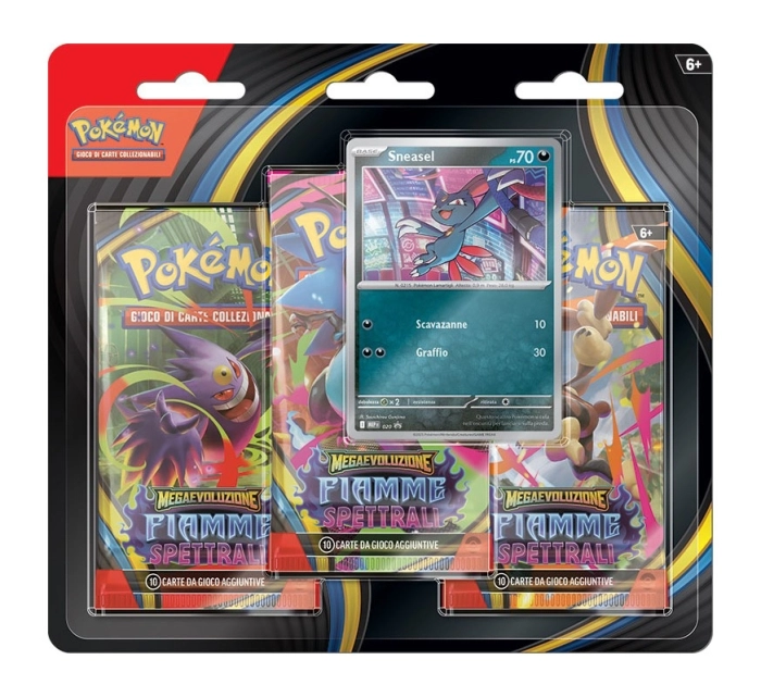megaevoluzione fiamme spettrali - blister 3 bustine (ita)