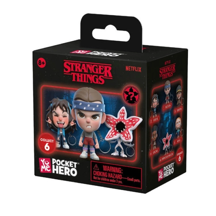 stranger things - pocket hero blind box - 1 personaggio assortito