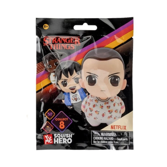 stranger things - squish hero blind bag - 1 personaggio assortito