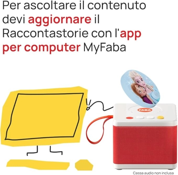 faba raccontastorie - disco sonoro disney - frozen il regno di ghiaccio