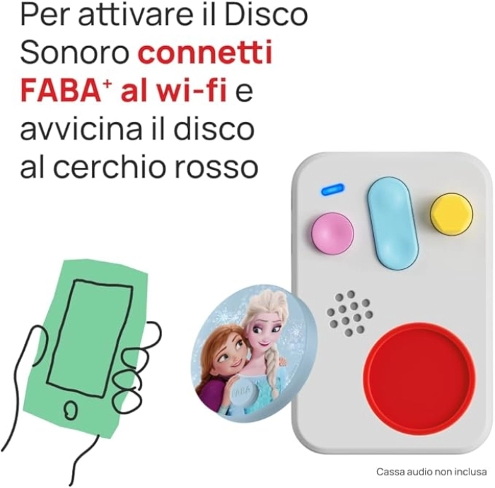 faba raccontastorie - disco sonoro disney - frozen il regno di ghiaccio