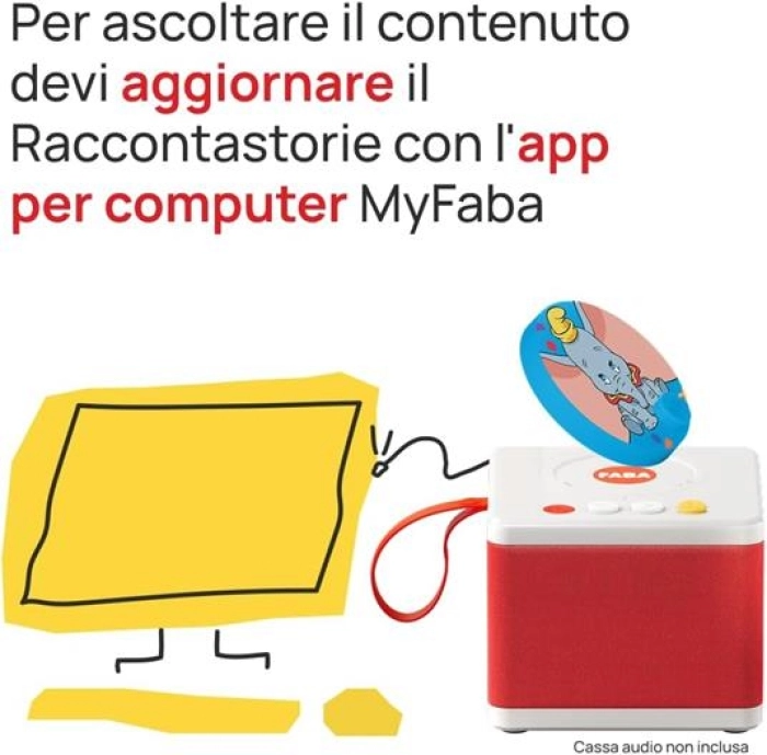 faba raccontastorie - disco sonoro disney - dumbo l'elefante volante