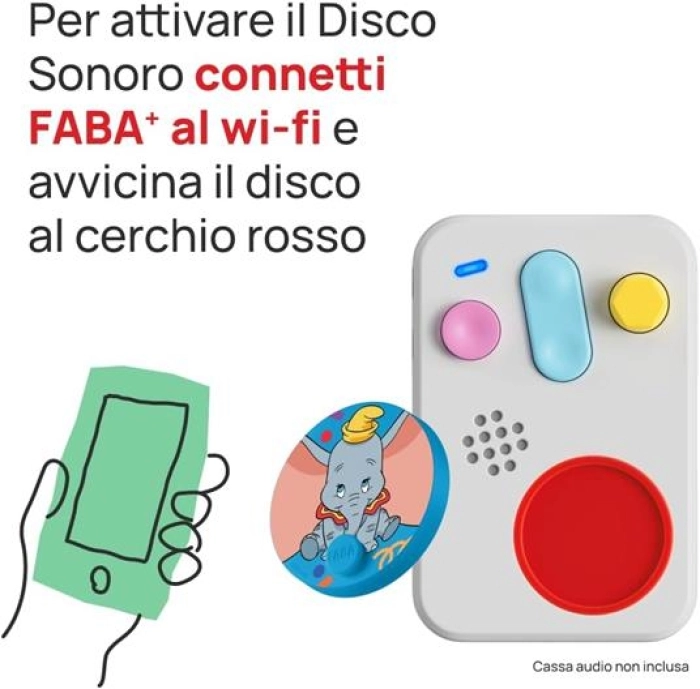 faba raccontastorie - disco sonoro disney - dumbo l'elefante volante