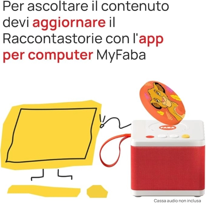 faba raccontastorie - disco sonoro disney - il re leone