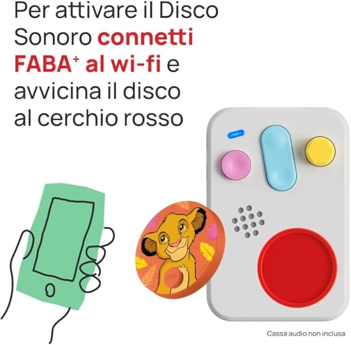 faba raccontastorie - disco sonoro disney - il re leone