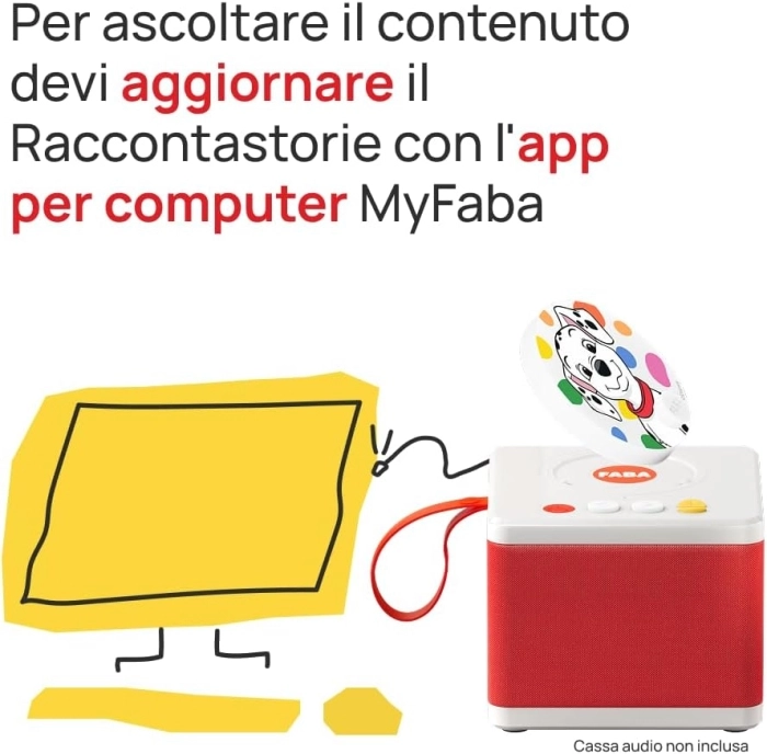 faba raccontastorie - disco sonoro disney - la carica dei 101