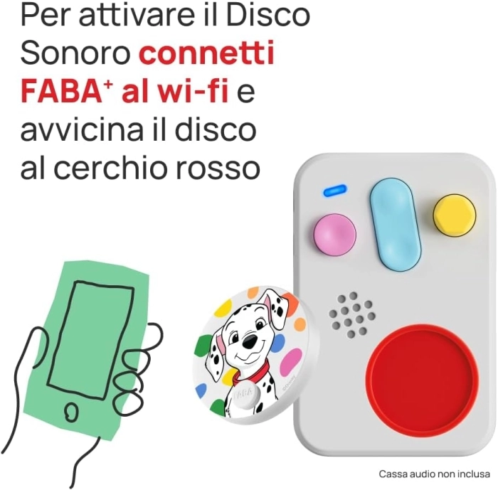 faba raccontastorie - disco sonoro disney - la carica dei 101