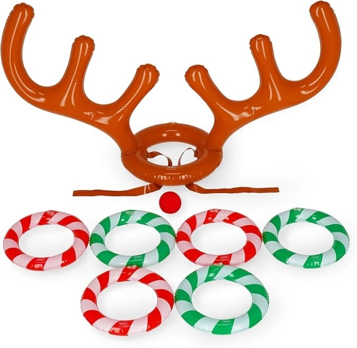 lancio degli anelli gonfiabile - oh my deer