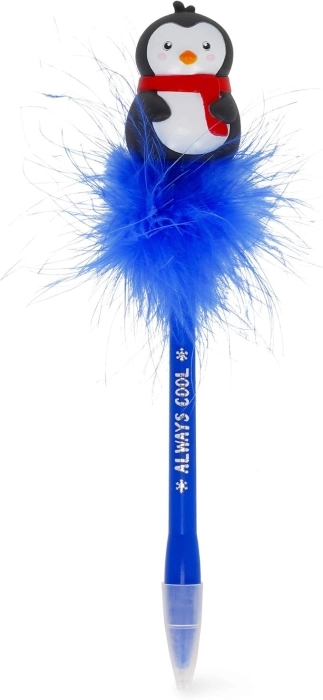 penna a sfera luminosa - writing is magic - pinguino