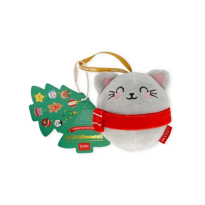 decorazione natalizia di peluche - kitty - oh-oh-ohrnaments
