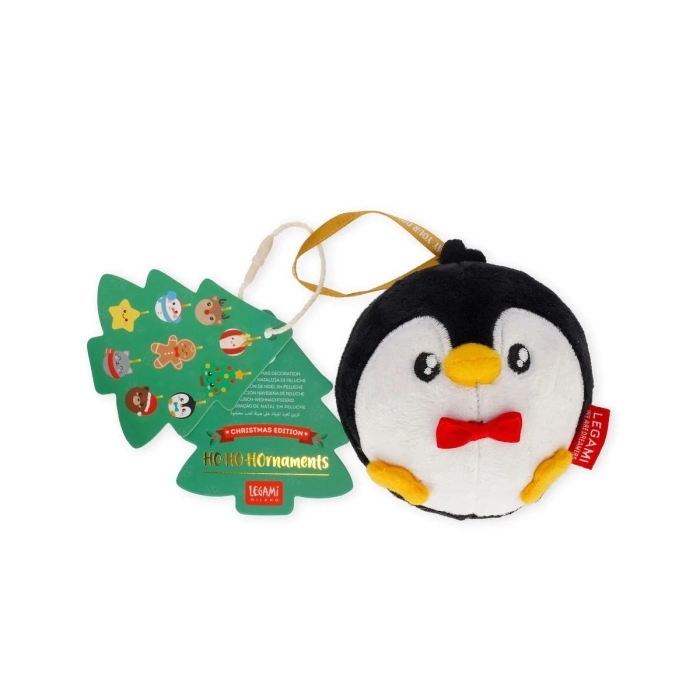 decorazione natalizia di peluche - penguin - oh-oh-ohrnaments