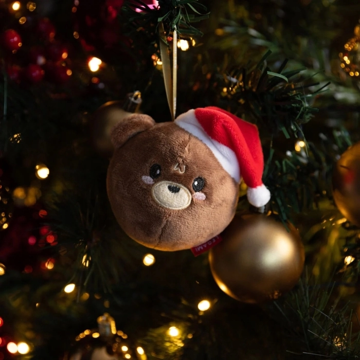 decorazione natalizia di peluche - teddy bear - oh-oh-ohrnaments