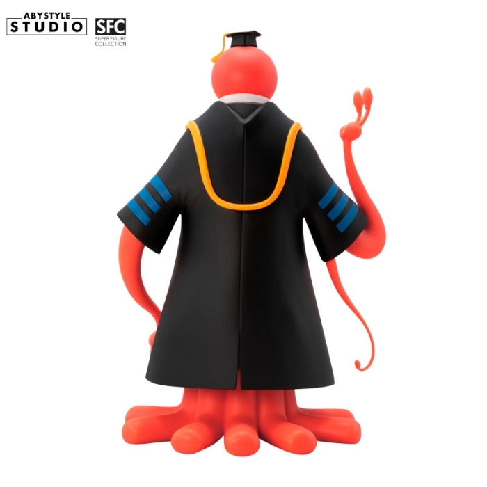 assassination classroom - koro sensei rosso - statuetta 20cm