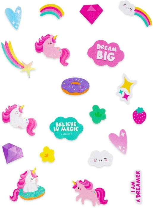 ride with style - reflective bicycle stickers - unicorn