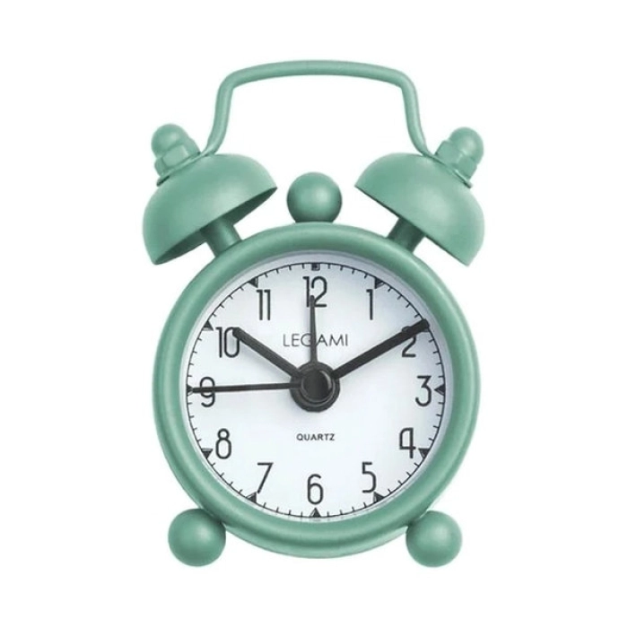 orologio sveglia vintage - mini tick tock - verde