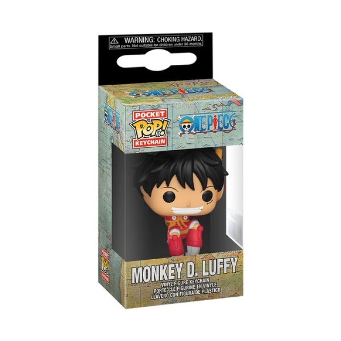 one piece - luffy (egghead) 4cm - funko pocket pop! portachiavi