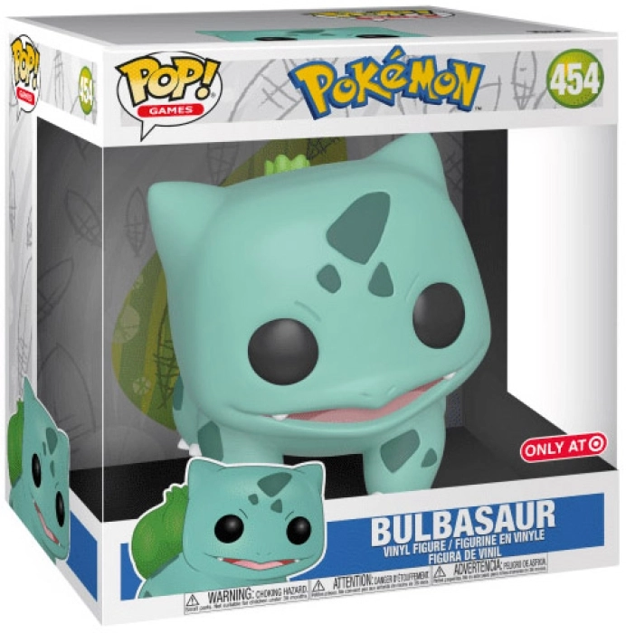 pokemon - bulbasaur 25cm - funko pop! 454 jumbo