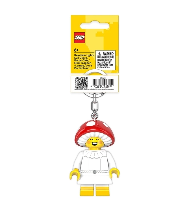 fungo - portachiavi con torcia led
