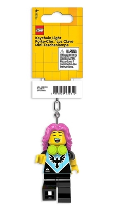 gamer girl - portachiavi con torcia led