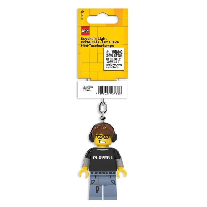 gamer - portachiavi con torcia led