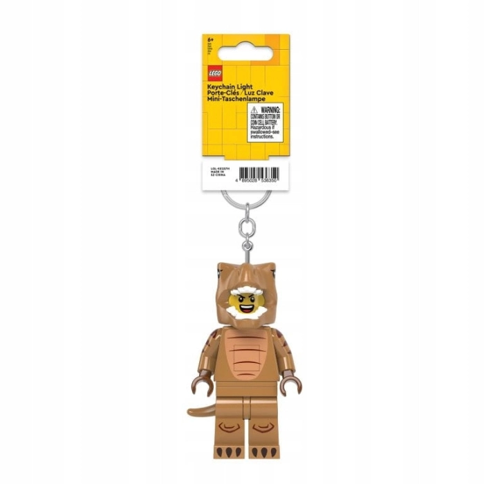 t-rex - portachiavi con torcia led