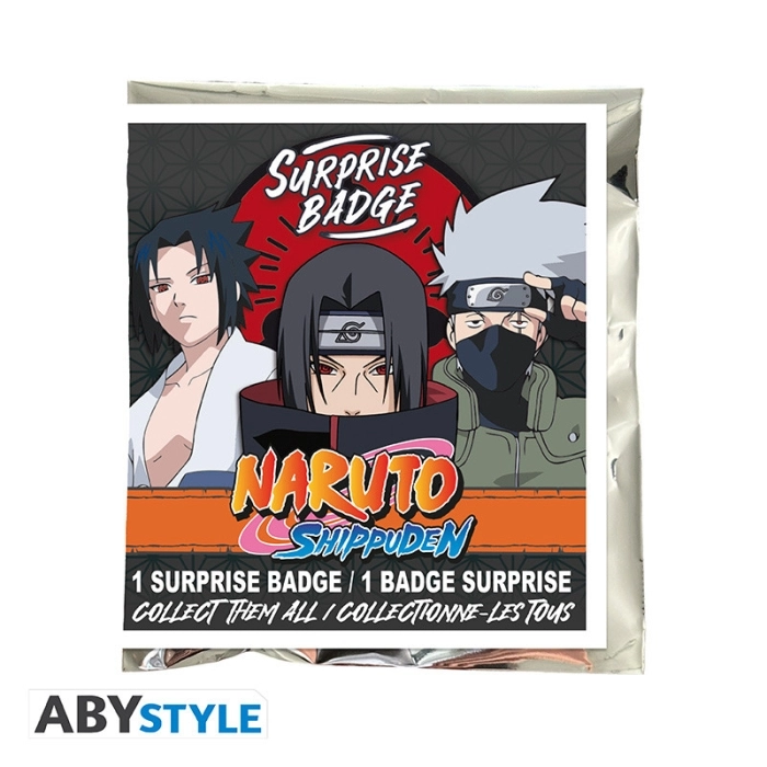 naruto shippuden - badge 50mm - 1 modello assortito