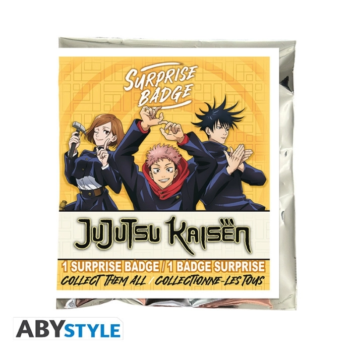 jujutsu kaisen - badge 50mm - 1 modello assortito
