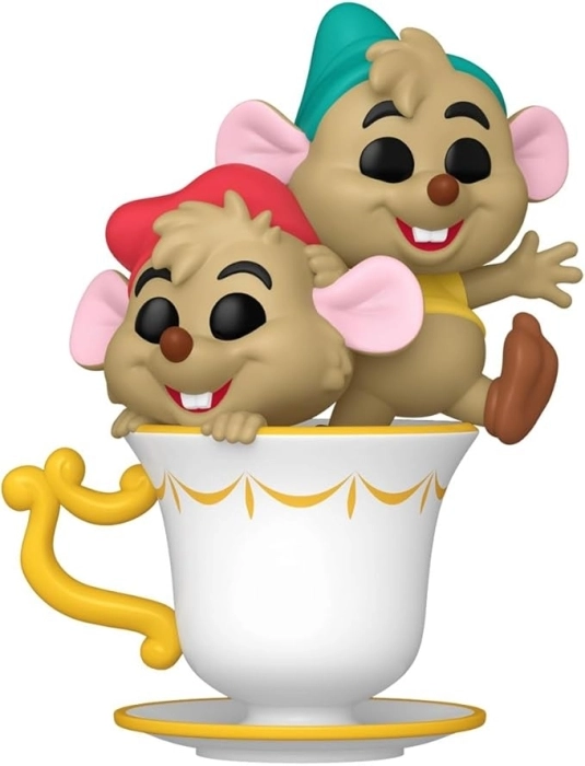 disney cinderella - jaq & gus gus 9cm - funko pop! 1544