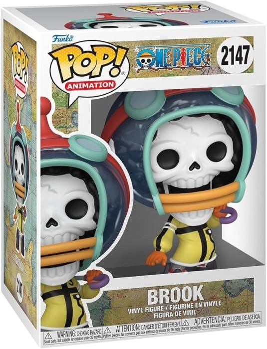 one piece - brook (egghead) 9cm - funko pop! 2147