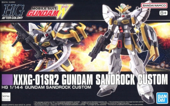 hg gundam sandrock custom 1/144