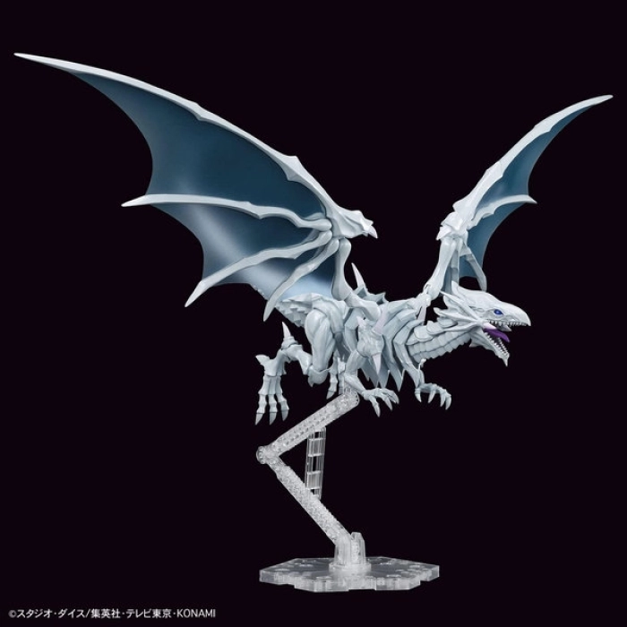 yu-gi-oh! - drago bianco occhi blu - action figure 40cm