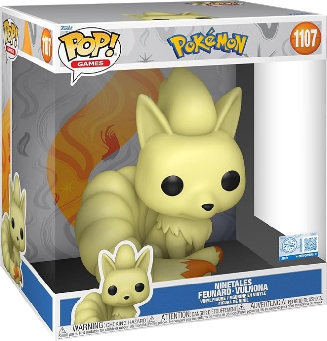pokemon - ninetales 25cm - funko pop! 1107 jumbo